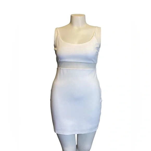 Lulus White Mini Dress Women’s Size L - Picture 2 of 15